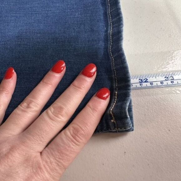 Levi's 515 Womens Red Tab Bootcut Stretch Denim Jeans Medium Wash Blue Size 16 - Picture 9 of 9